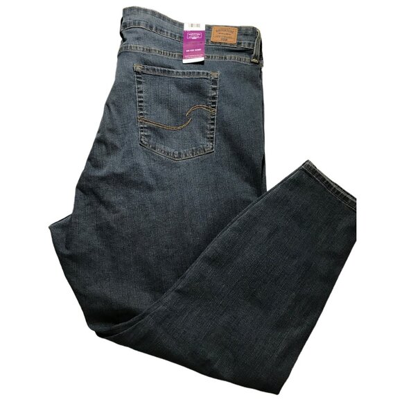 LEVI STRAUSS New Women 24 Short Pants Cuff Sandel Faded Stretchy JEANS - Picture 1 of 8